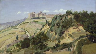 Volterra, 1834 da Jean Baptiste Camille Corot